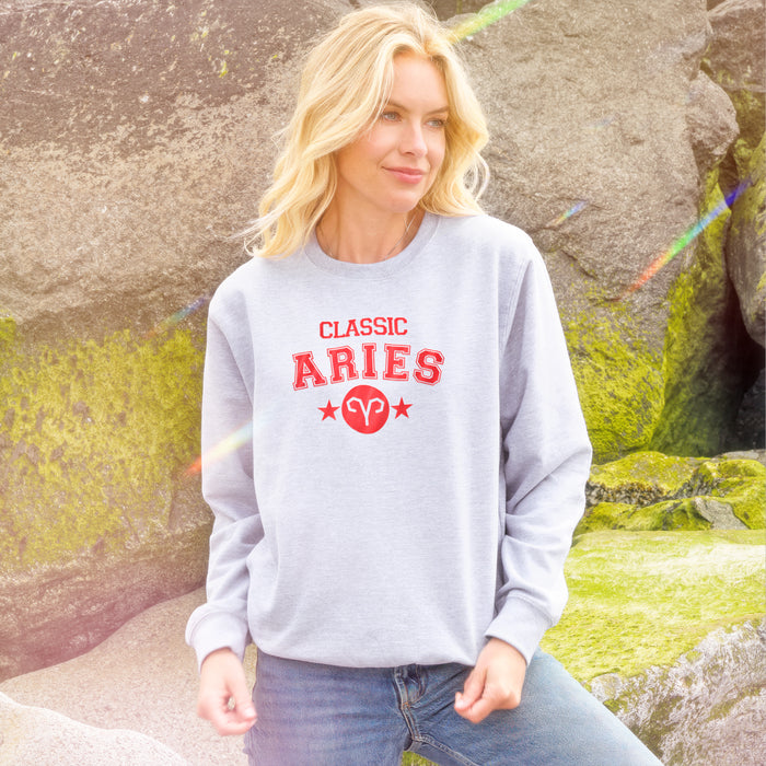 Classic Zodiac Star Sign Varsity Sweatshirt