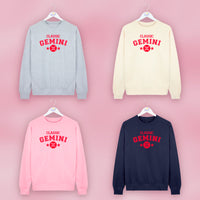 Classic Zodiac Star Sign Varsity Sweatshirt