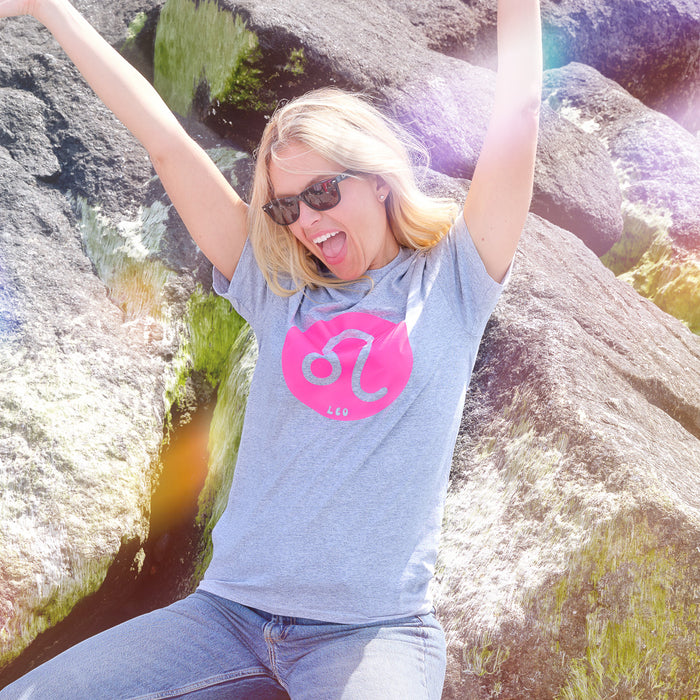 Neon Zodiac Star Sign Women's T Shirt