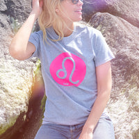 Neon Zodiac Star Sign Women's T Shirt