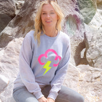 Thunder & Lightning Weather Symbol Sweatshirt