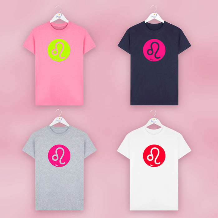 Neon Zodiac Star Sign Women's T Shirt