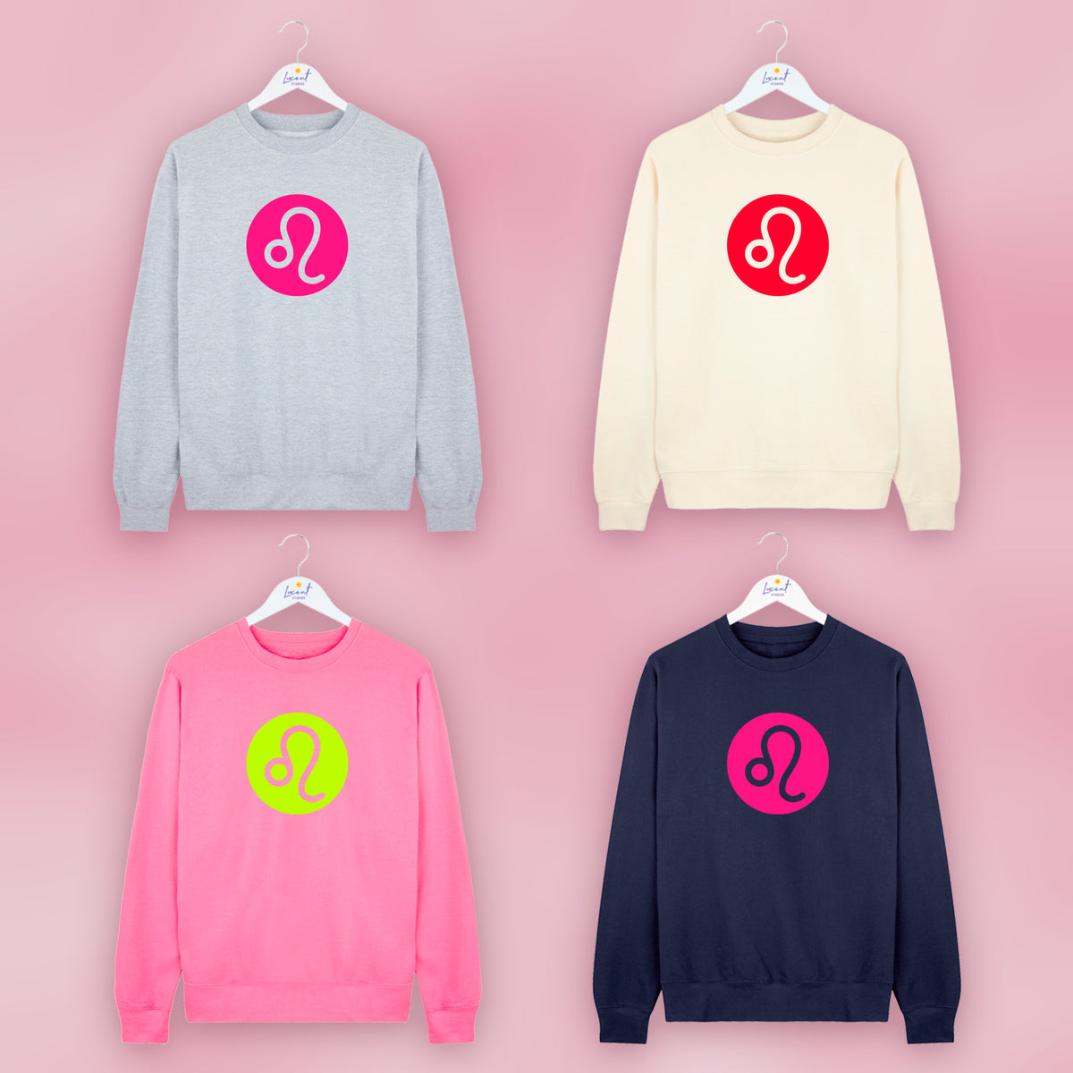 Neon Zodiac Star Sign Sweatshirt Women's Jumper