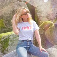 Personalised Retro Disco Font Birth Year T Shirt