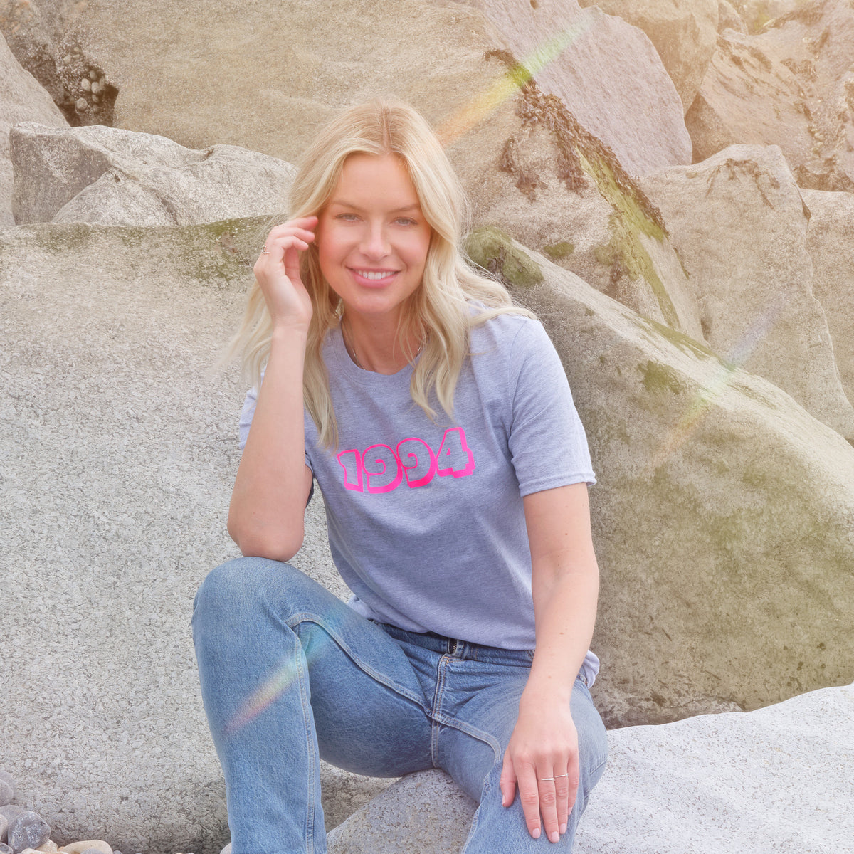 Personalised Birth Year Neon T Shirt