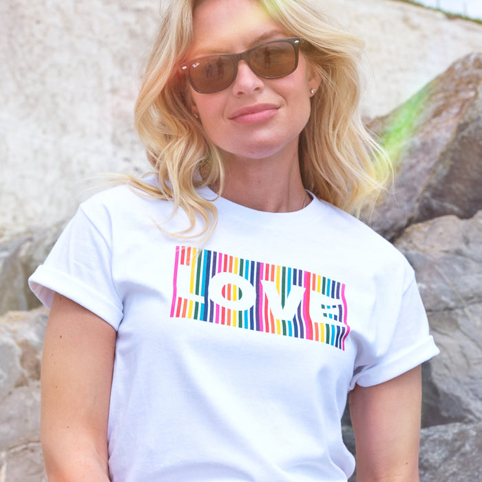 Rainbow Love T Shirt