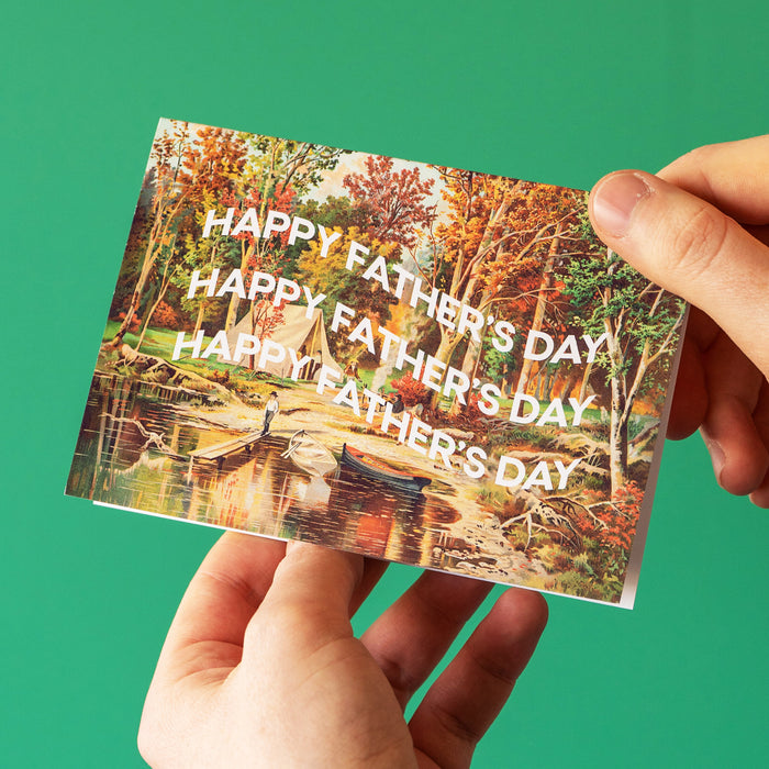 Father's Day Camping Card