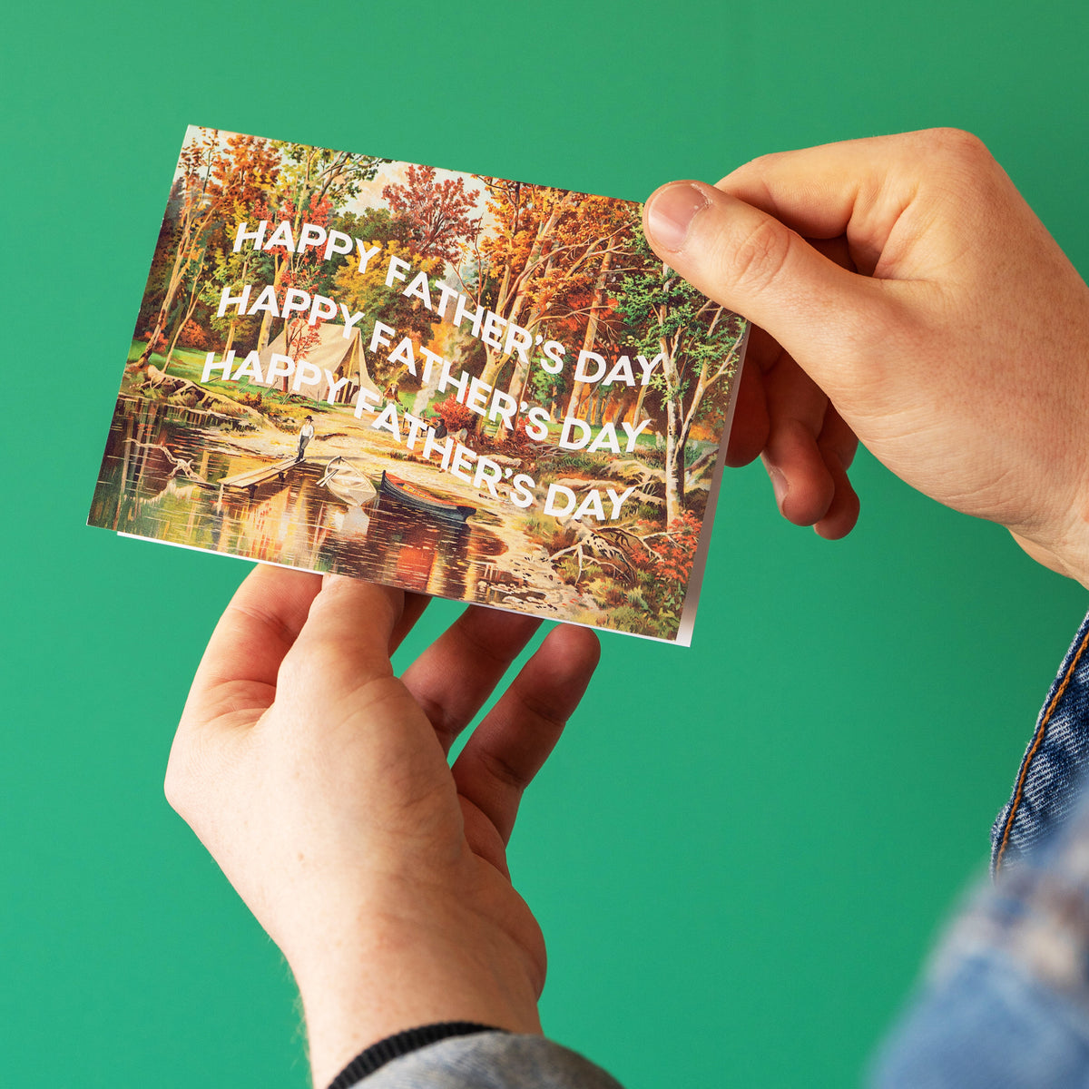 Father's Day Camping Card