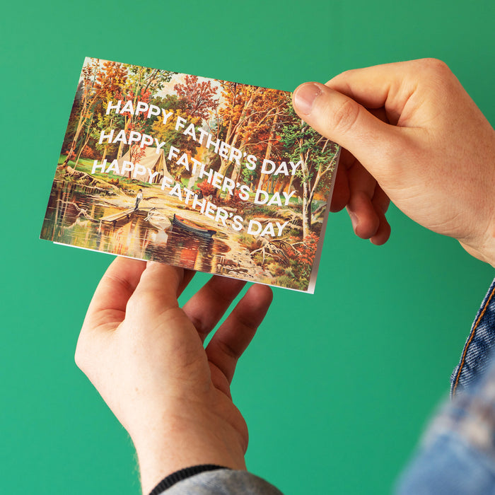 Father's Day Camping Card