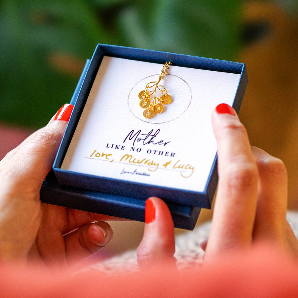 A Mother Like No Other Family Tree Necklace