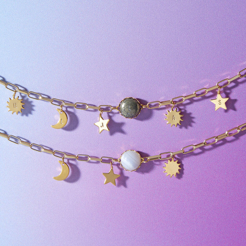 Ad Astra Personalised Planet Charm Bracelet