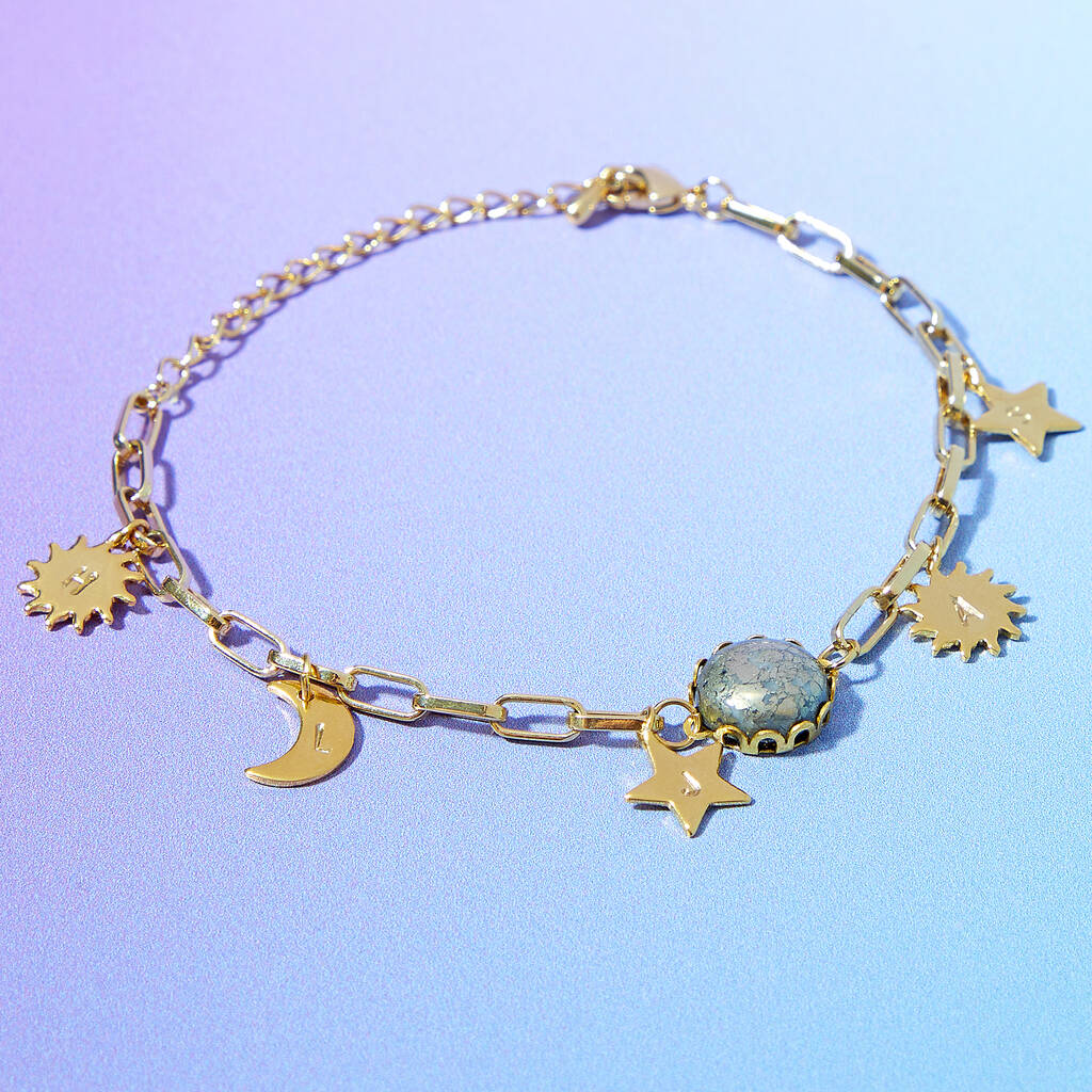 Ad Astra Personalised Planet Charm Bracelet
