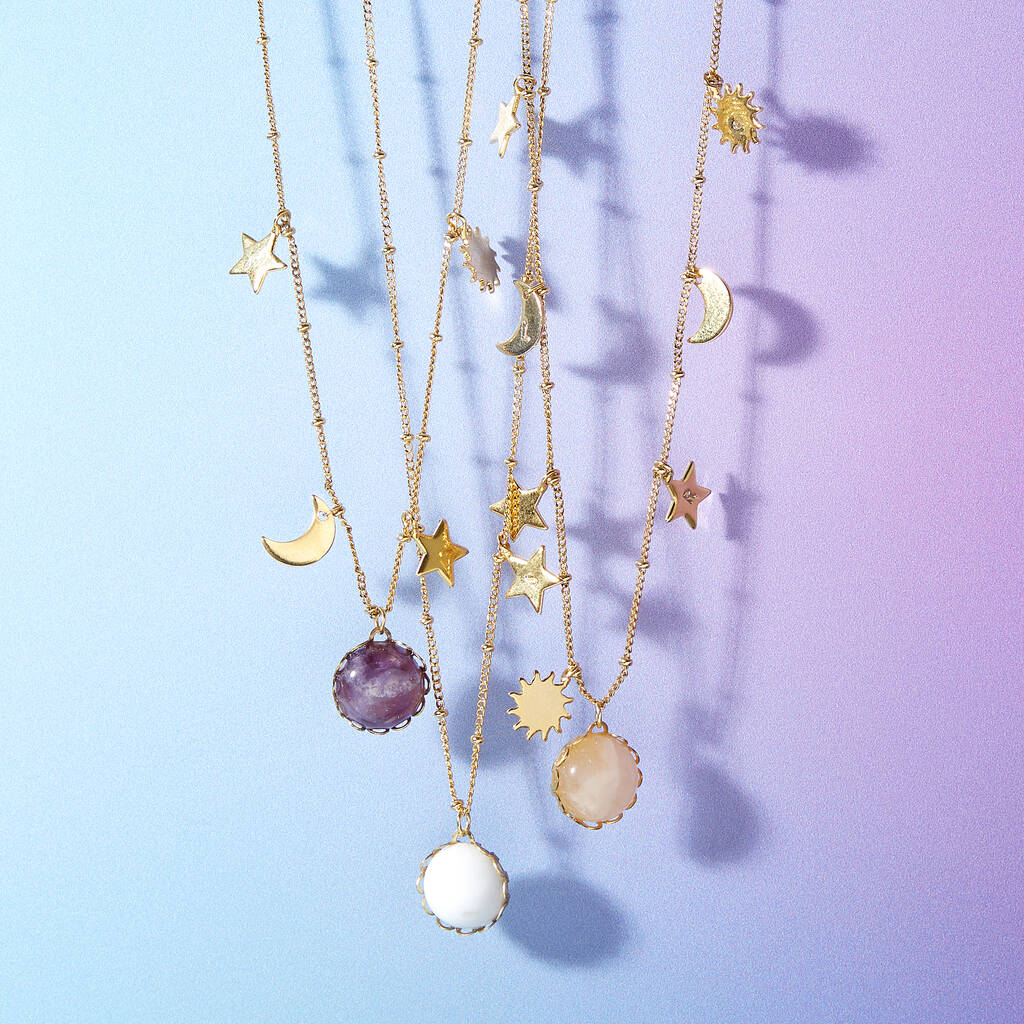 Ad Astra Personalised Planet Charm Necklace