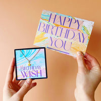 Birthday Wish Personalised Star Necklace