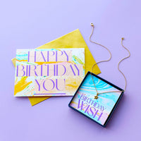 Birthday Wish Personalised Star Necklace