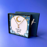 Petite Birthstone Star Necklace