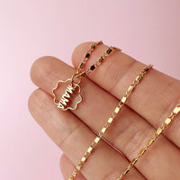 Bloomin' Best Mum Gold Plated Mama Necklace