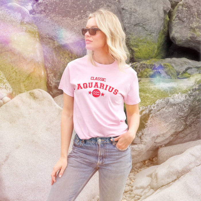 Classic Zodiac Star Sign Varsity Women's T Shirt