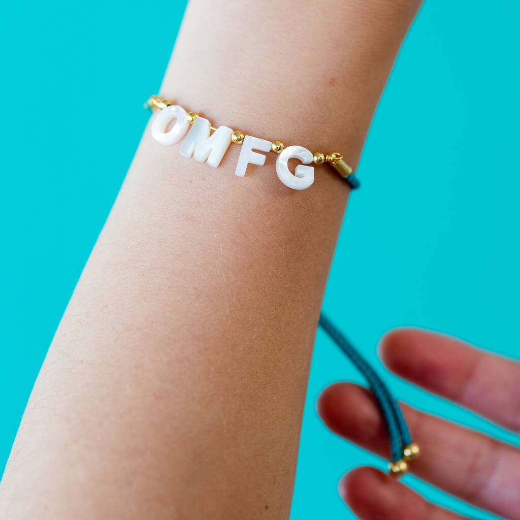 Current Mood: Fml. Swear Acronym Cord Bracelets