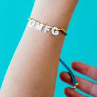 Current Mood: Fml. Swear Acronym Cord Bracelets