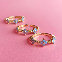 Forget Me Not Flower Gold or Silver Plated Ring