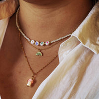 Glass Mushroom Necklace