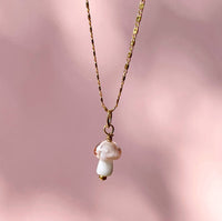 Glass Mushroom Necklace