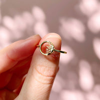 Gold Filled Adjustable Stacking Sun Ring