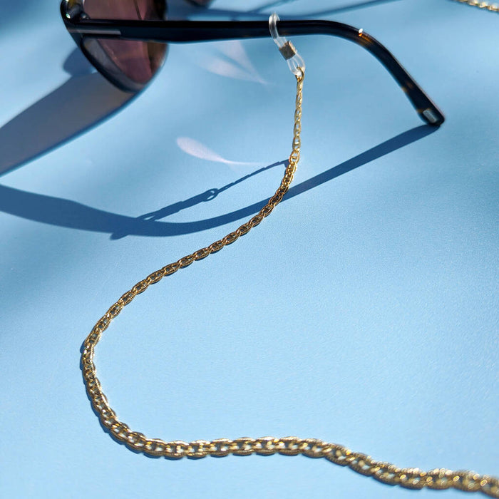Gold Plated Mariner Link Sunglasses Chain