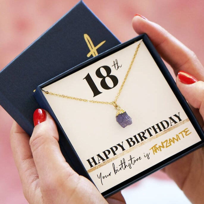 18th Birthday Birthstone Necklace