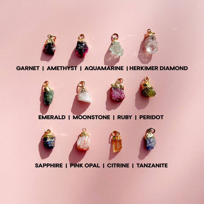 30th Birthday Birthstone Necklace