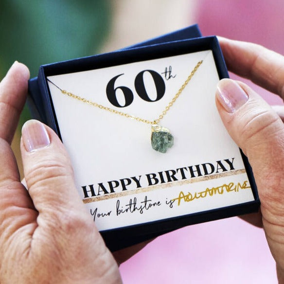 60th Birthday Birthstone Necklace