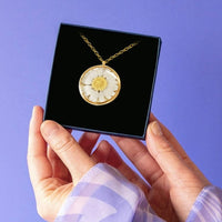 Personalised Pressed Daisy Necklace