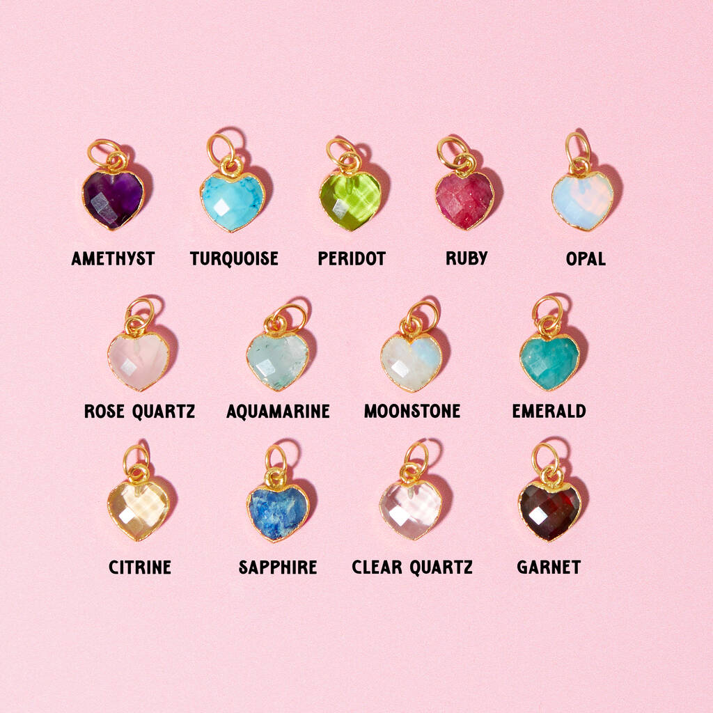 Healing Heart Gemstone Necklace