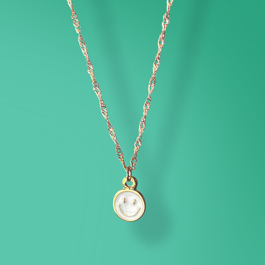 Birthday Smiles Gold Plated Necklace