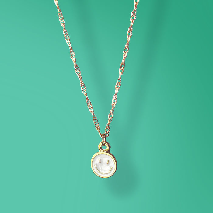 Birthday Smiles Gold Plated Necklace