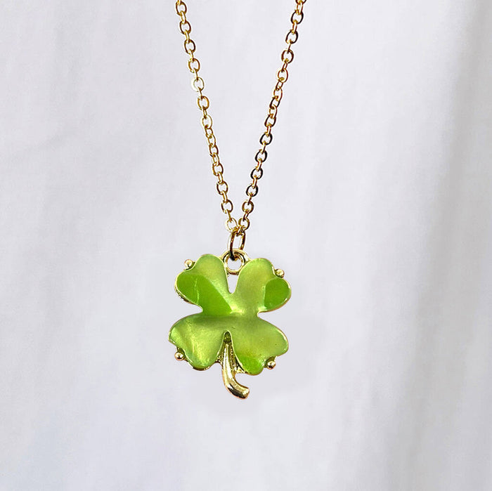 Lucky Charm Clover Necklace