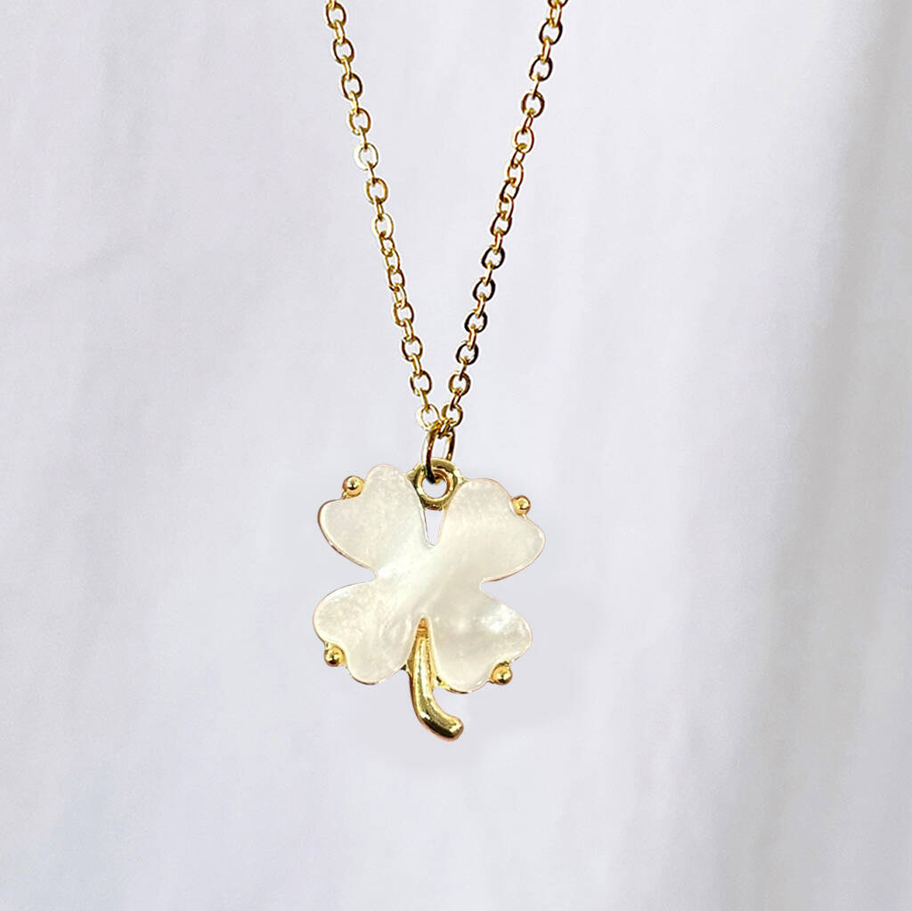 Lucky Charm Clover Necklace