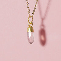 Mini Point Gemstone Necklace