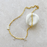 Mother Of Pearl Personalised Letter Necklace