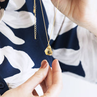 Personalised November Birthstone Citrine Necklace