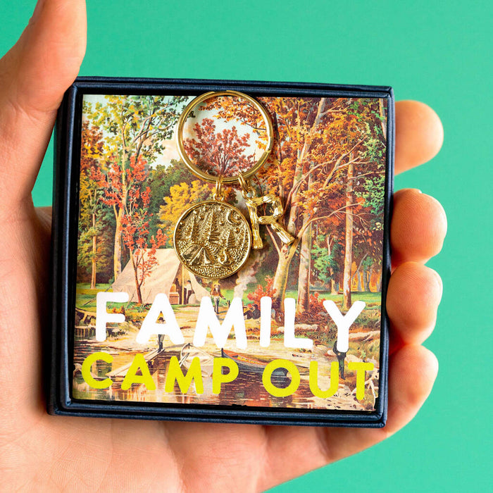 Personalised Camping Keyring