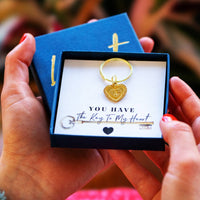 Personalised Heart Keyring