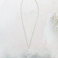 Personalised June Birthstone Moonstone Necklace
