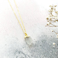 Personalised June Birthstone Moonstone Necklace