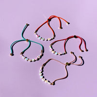 Personalised Name Beaded Cord Bracelet