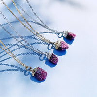 Personalised July Birthstone Ruby Necklace