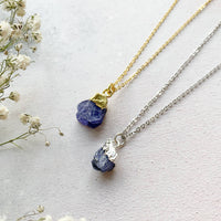 Personalised December Birthstone Tanzanite Necklace