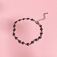 Silver Or Gold Plated Heart Chain Anklet