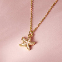 Starfish Gold Plated Necklace